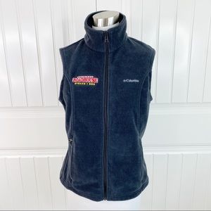 Columbia Original Roadhouse Steaks BBQ Fleece Vest